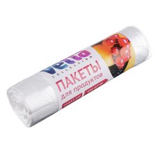 Пакеты для продуктов,500шт, 22x33см, в рулонах VETTA